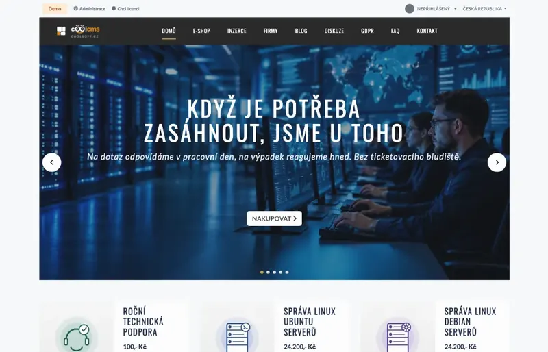 Šablona Nábytek a bydlení