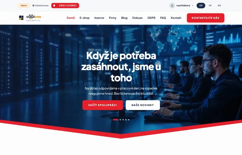 Šablona Firemní prezentace