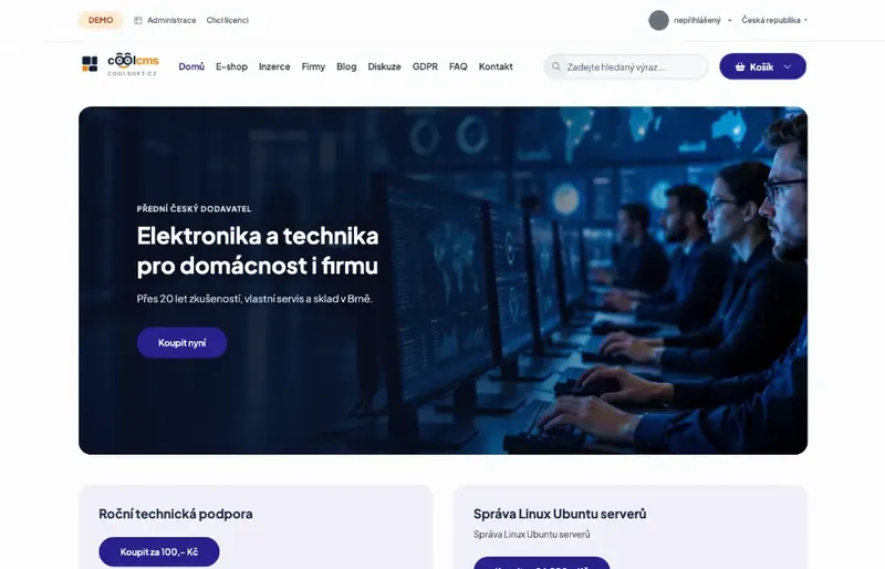 Šablona Elektronika a technika